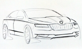 Появилось изображение новой Skoda Superb