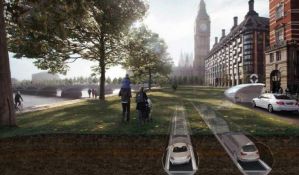 Беспилотным электрокарам построят подземные дороги