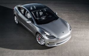 Илон Маск опубликовал фото первого готового электрокара Tesla Model 3