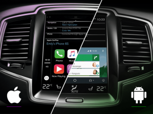 Apple CarPlay and Android Auto are recognized as less distracting than standard systems in cars