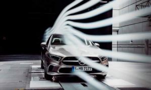 Sedan Mercedes-Benz A-Class was the champion in aerodynamics