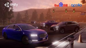 Baidu почне використовувати ігровий движок Unity для тестування своїх безпілотних автомобілів