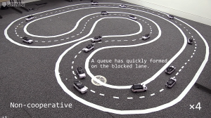 Беспилотные автомобили способны ускорить трафик на треть