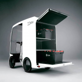 Стартап EAV представил электровелосипед-фургон EAVan для доставки грузов по городу