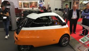 Swiss company showed mini electric truck